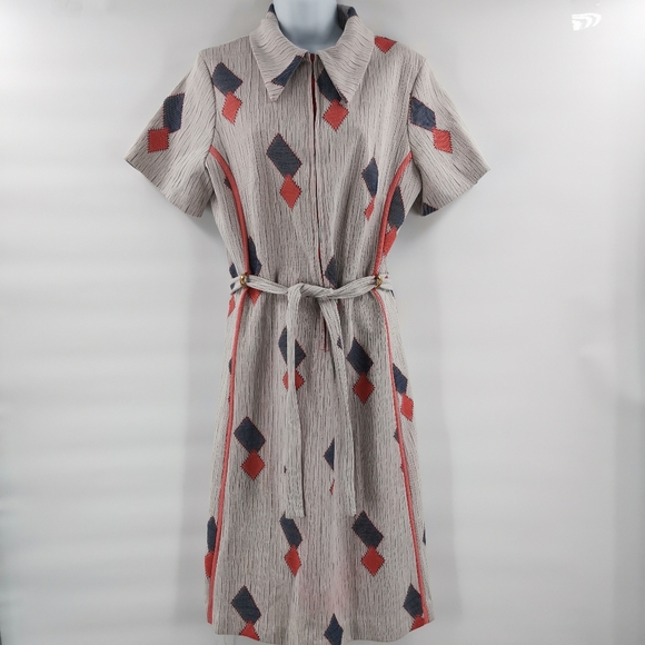 Vintage Dresses & Skirts - Lovely Vintage1960s Patchwork Pattern Dress